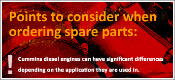 Cummins Spare Parts Order